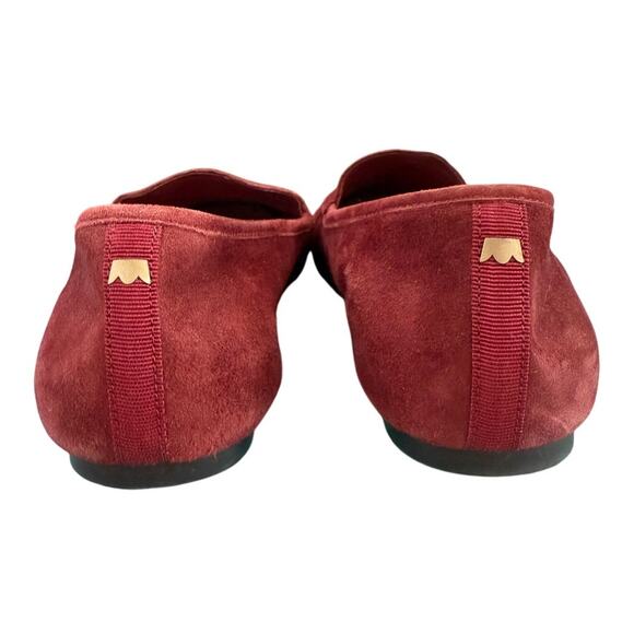 Birdies The Vesper Burgundy Suede Comfortable Loafers Work/Casual/Everyday-98.5 - Picture 6 of 8